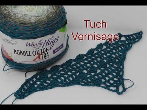 Tuch Vernisage EINFACH HÄKELN / BOBBEL von Woolly Hugs