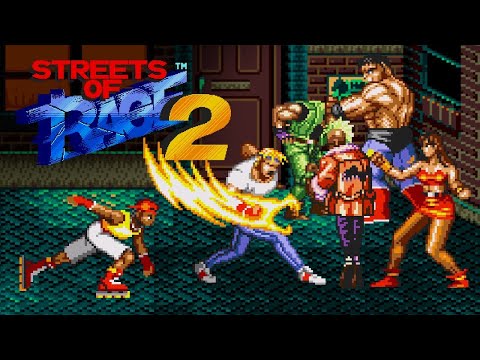 Streets of Rage 2 (1992) SEGA / Arcade - 2 Players, Axel and Blaze [TAS]