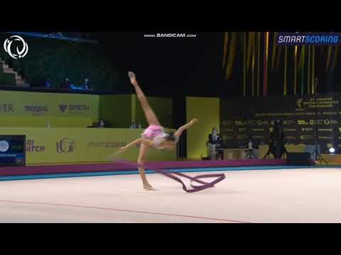 Narmin BAYRAMOVA (AZE) Ribbon EF - European Championships Kyiv 2020