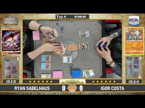 TOP 4 Ryan Sabelhaus Vs Igor Costa Charlotte Pokémon Regional Championships