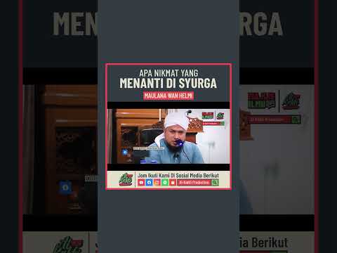 Maulana Wan Helmi - Ada Nikmat Yang Menanti Di Syurga #shorts #fyp