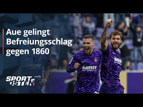 Erzgebirge Aue gelingt Befreiungsschlag gegen 1860 München