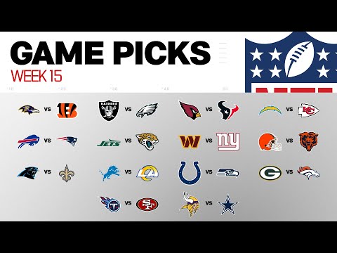NFL Game Picks Week 15