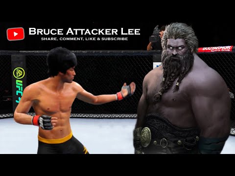 UFC4 Bruce Lee vs Super Titan EA Sports UFC 4 PS5