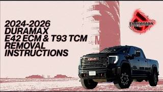 2024-2026 L5P Duramax E42 ECM And T93 TCM Removal | Step By Step Installation Guide