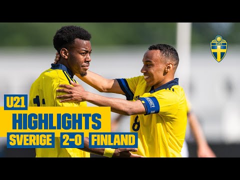 Highlights U21: Sverige – Finland 2-0 | Premiärlandskampen för nya U21!