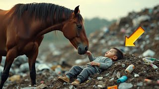 CABALLO ENCUENTRA A UN BEBÉ ABANDONADO EN LA BASURA: ¡LO QUE SUCEDIÓ DESPUÉS TE DEJARÁ SIN PALABRAS!