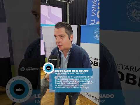 La mirada de Martín Pérez acerce de la Ley de Bases en el Senado