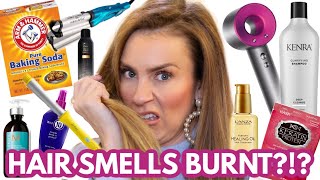 MY HAIR SMELLS BURNT! HOW TO GET RID OF SMELLY HAIR | Angela Lanter