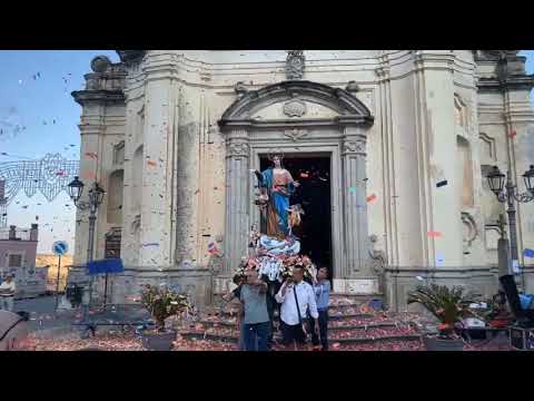 Stilo: Uscita della processione di Maria Assunta in Cielo 15 Agosto 2023