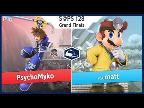 S@PS 128 Ultimate Singles - PsychoMyko(Sora) vs PSU | matt(Dr Mario) Grand Finals