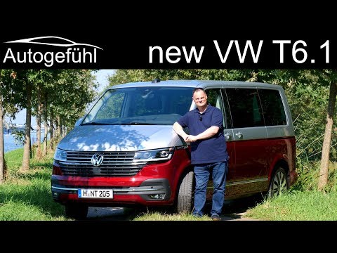 Volkswagen Multivan T6 Facelift FULL REVIEW driving the T6.1 - Autogefühl