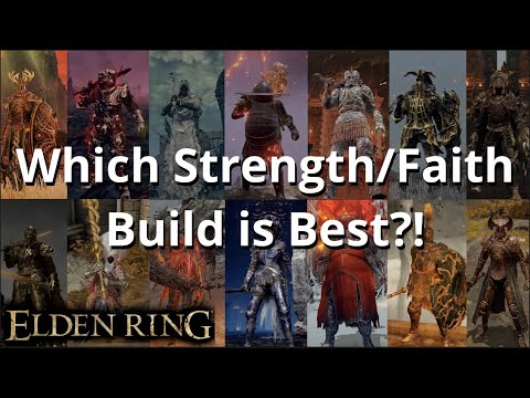 Top 15 Strength Faith Builds in Elden Ring | Side-by-Side Comparison of Immersive Lore-Based Builds