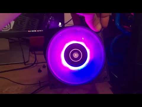 Ventilador EKVB Vardar com falha nas luzes RGB