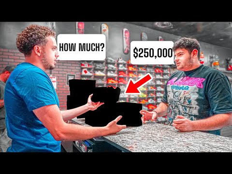 BILLIONAIRE WANTS $250,000 FOR RARE SNEAKERS!!! (MUST WATCH)