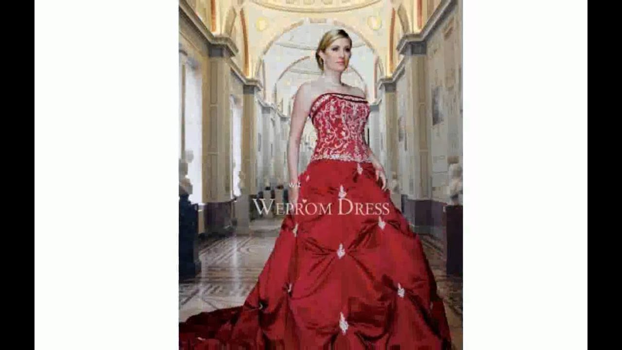 Vestiti Da Sposa Rosso  immagini