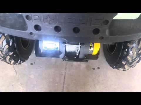 Mounting Superwinch Terra 35 on 02 Polaris 500
