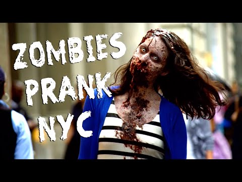 Scary Zombie Prank in NYC