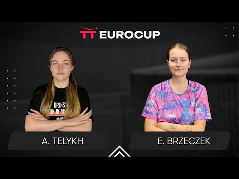 13:45 Anastasiia Telykh - Eliza Brzeczek 16.05.2025 TT Euro.Cup Women Ukraine Star. TABLE 3