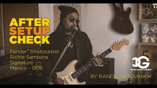 Video thumbnail for AFTER SETUP CHECK - Fender® Stratocaster Richie Sambora Signature Mexico - 1996 by Dalitan Guitar Workshop