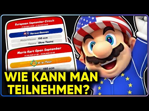Mario Kart World News: Join 2 Nintendo Online Event Tournaments 🇪🇺 🇺🇸 European September Circuit