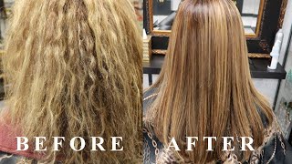 HOW TO USE: Argan Oil Keratin Smoothing Treatment: For Curly, Frizzy, Dry Hair | Elegance Hair Care