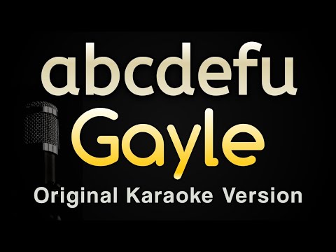 abcdefu - Gayle (Karaoke Songs With Lyrics - Original Key)