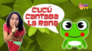 ♫♪ CUCÚ CANTABA🐸 LA RANA🐸♫♪ canción completa con baile