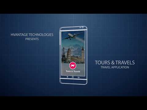 Tours and Travels - Mobile Application Video