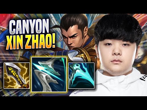 CANYON TRIES NEW XIN ZHAO BUILD! - DK Canyon Plays Xin Zhao JUNGLE vs Nidalee! | Season 2023