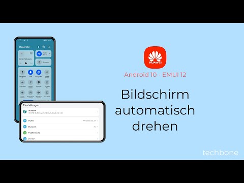 Bildschirm automatisch drehen - Huawei [Android 10 - EMUI 12]