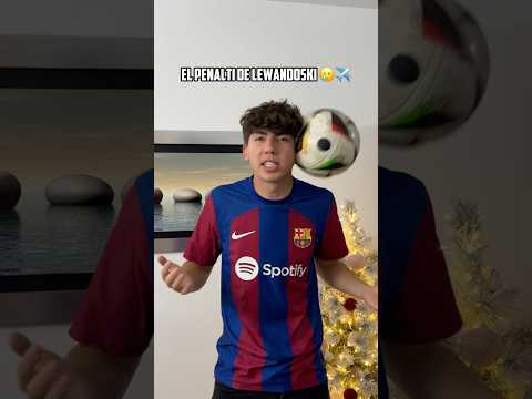 💀 El PENALTI FALLADO de LEWANDOSKI ✈️ #futbol #humor