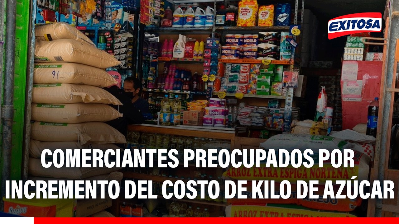 🔴🔵 Aumento del precio del kilo de azúcar genera preocupación en los comerciantes