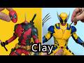 How To Make Wolverine Deadpool With Clay Sculpting Clay Art Clay Tutorial