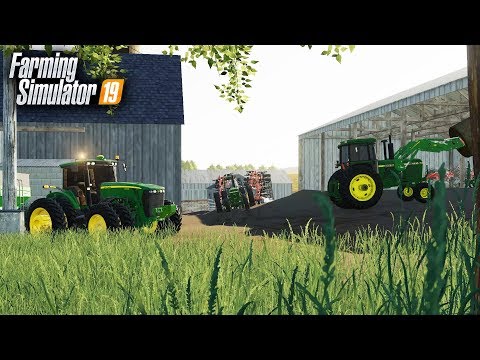FS19- BUSY DAY ON THE FARM! FEEDING CATTLE SILAGE & STRAW