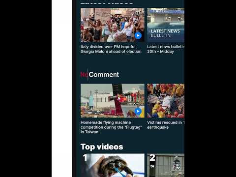 Euronews - Daily, live TV news Video