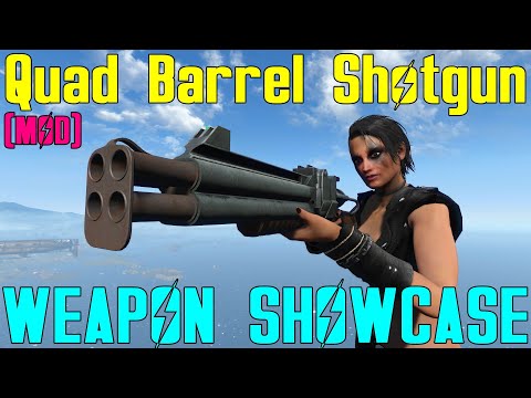 Fallout 4: Weapon Showcases: Quad Barrel Shotgun