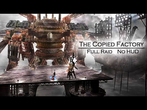 [FFXIV 7.3] The Copied Factory (No HUD) Full NieR Raid 1 with Cutscenes