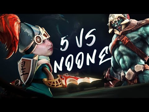 5 VS RAID BOSS VP.NOONE HUSKAR (SingSing Dota 2 Highlights #1395)
