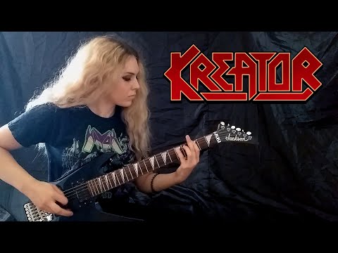 Kreator - Coma of Souls || Guitar Cover by Alexandra Lioness