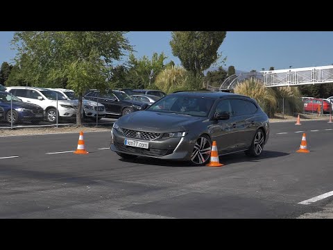 Peugeot 508 SW 2019 – Maniobra de esquiva (moose test) y eslalon | km77.com