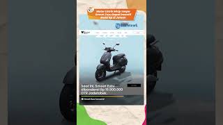 Dapat Insentif Rp 7 Juta, Motor Listrik Mirip Vespa Smoot Zuzu Harganya Makin Murah Rp 12 Jutaan