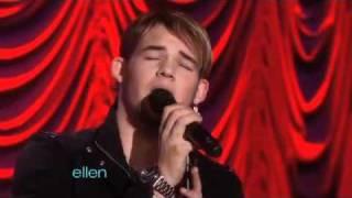 James Durbin Performs 'While My Guitar Gently Weeps' on Ellen