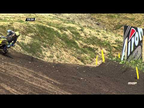 Jeremy Seewer crash MXGP of Sweden 2015 - motocross
