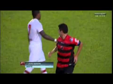 Gols, Oeste 2x0 Náutico - Série B 2014 - JrEsportes