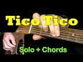 TICO TICO: Easy Guitar Lesson + TAB + CHORDS ...