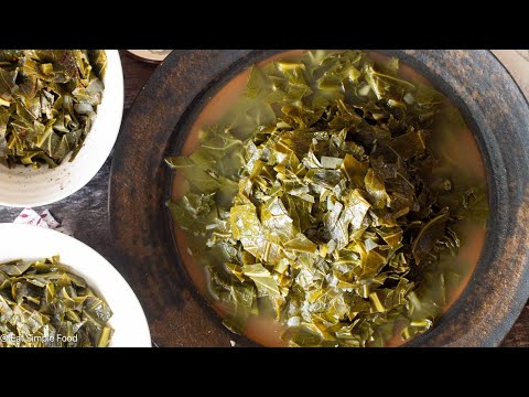 Simple Vegetarian Collard Greens Recipe - EatSimpleFood.com