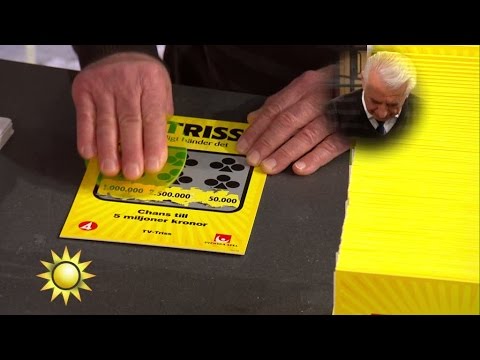 Generös Trissvinnare skänker till välgörenhet - Nyhetsmorgon (TV4)