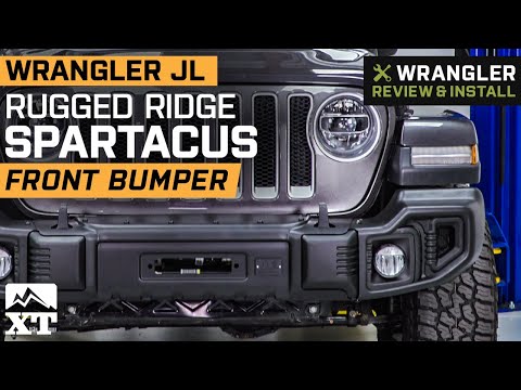 Jeep Wrangler JL Rugged Ridge Spartacus Front Bumper Review & Install