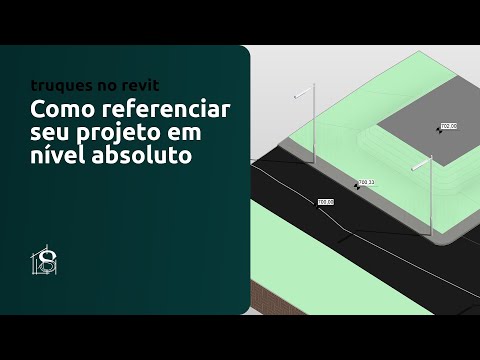 COMO COLOCAR O PROJETO EM NÍVEL ABSOLUTO NO REVIT
